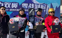 新浪杯滑雪系列赛收官之战 REANSON滑雪镜助力王磊夺冠